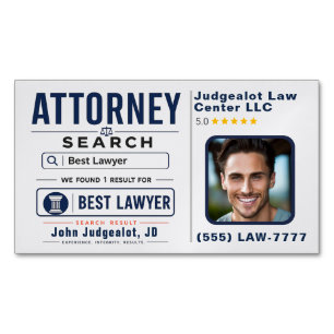 Best Attorney Advertising Marketing Magnetic Business Card
