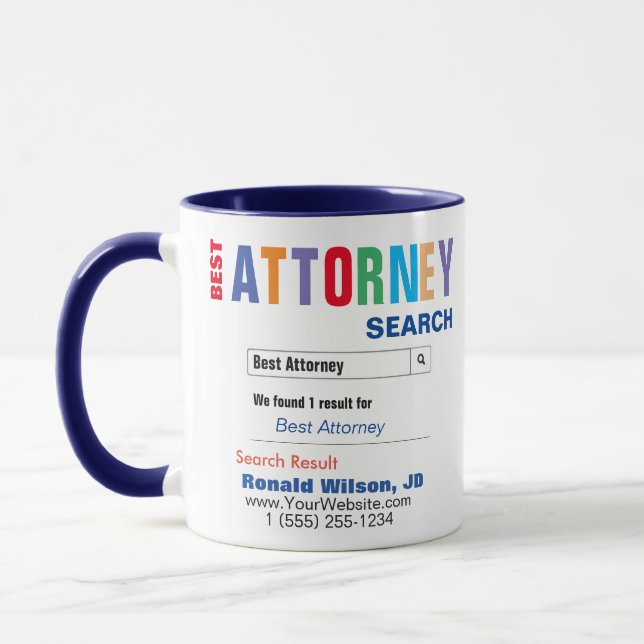 Best Attorney Gift Mug (Left)