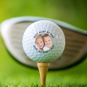 Best Aunt By Par Photo Golf Balls