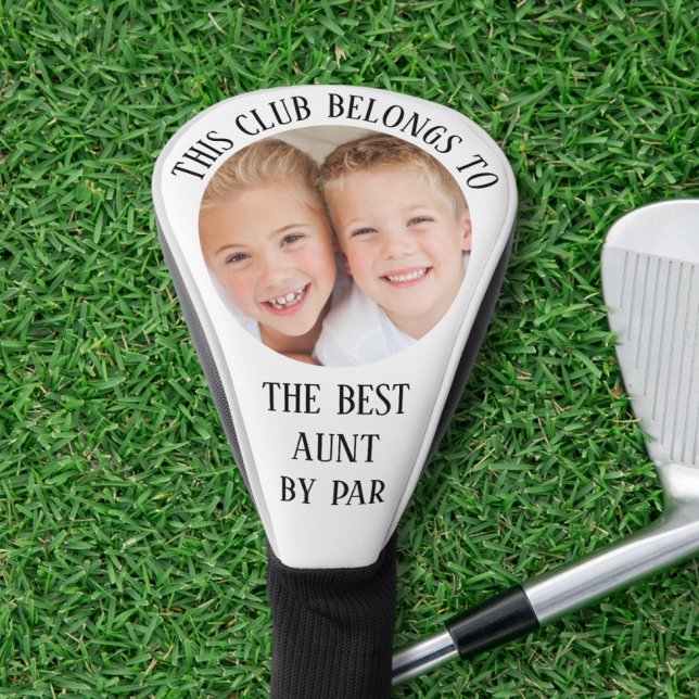 Best Aunt By Par Photo Golf Head Cover (Creator Uploaded)