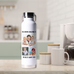 Best Aunt Ever 3 Photo Water Bottle<br><div class="desc">Give the best aunt ever a fun gift with this custom photo college water bottle. Easily personalise with 3 photos of her nieces and nephews . You can personalise "This Drink Belongs to" and "Best Aunt Ever" to something similar in length and whether she is called auntie,  tia,  etc.</div>