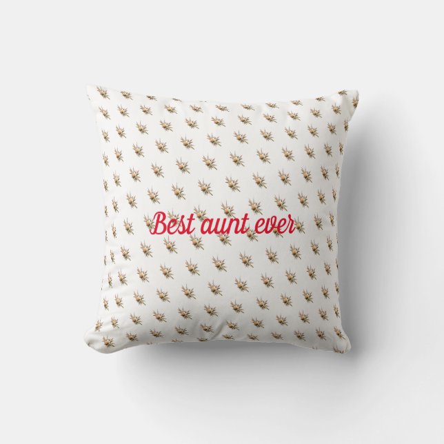 Best aunt ever cushion (Front)