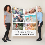 Best Aunt Ever Custom 6 Photo collage niece nephew Fleece Blanket<br><div class="desc">This blanket has an easy collage template where you can upload your 6 favourite aunt and niece/nephew pictures.
This will be the perfect gift to show your love for your auntie.
You can gift on birthdays,  mothers day and any other occasion to express your love to your aunt.</div>