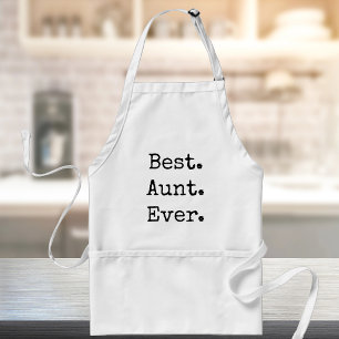 Best Aunt Ever Distressed Retro Typography Standard Apron