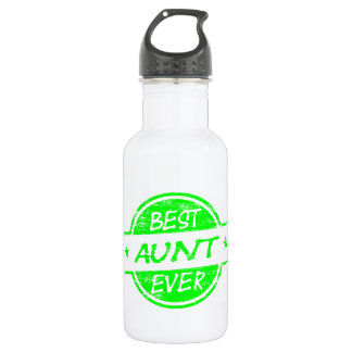 Best Aunt Ever Green 532 Ml Water Bottle