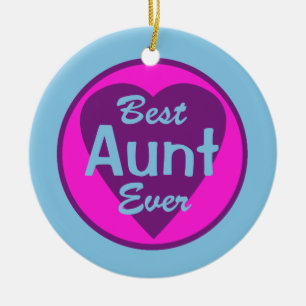 Best Aunt Ever Personalised Photo Ornament