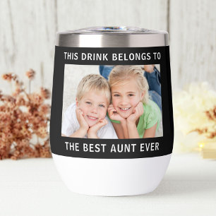 Best Aunt Ever Photo Black