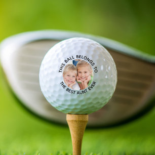 Best Aunt Ever Photo Golf Balls