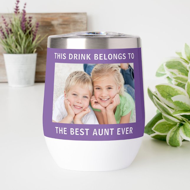 Best Aunt Ever Photo Purple (Creator Uploaded)