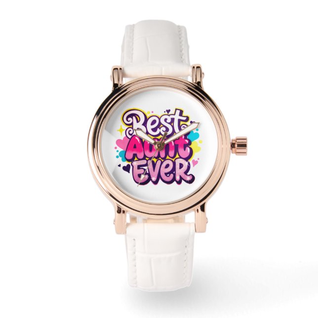 Best Aunt Ever (Style 7) Watch (Front)