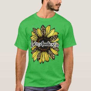 Best Auntie Ever Sunflower Auntie Mothers Day T-Shirt
