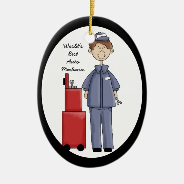Best Auto Mechanic Ornament (Front)