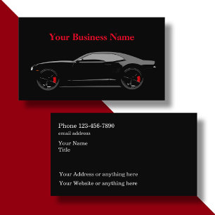 Best Automotive Business Cards