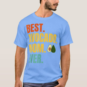 Best Avocado Mum Ever Retro T-Shirt