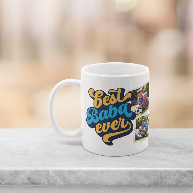 Best Baba Ever | Grandpa Photo Coffee Mug (Creator Uploaded)