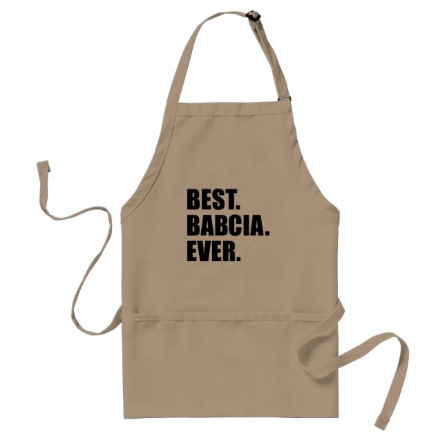 Best Babcia Ever Standard Apron (Front)
