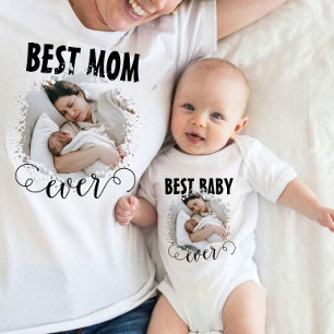 Best Baby Ever Photo Mum Matching Bodysuit