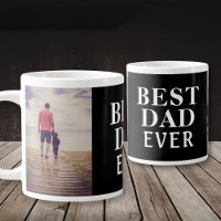 Best Bad Ever Father`s Day 2 Photo Collage Black
