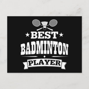 Best Badminton Player Postcard