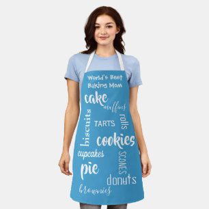 Best Baking Mum Blue Apron