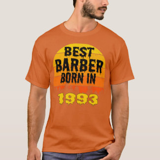 Best Barber Born In 1993 Birthday Vintage T-Shirt