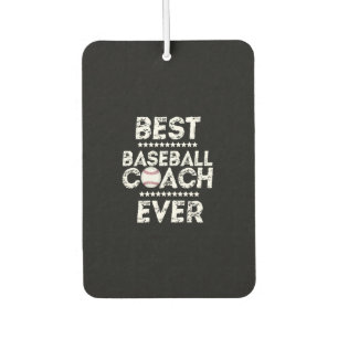 Best Baseball Coach Car Air Freshener