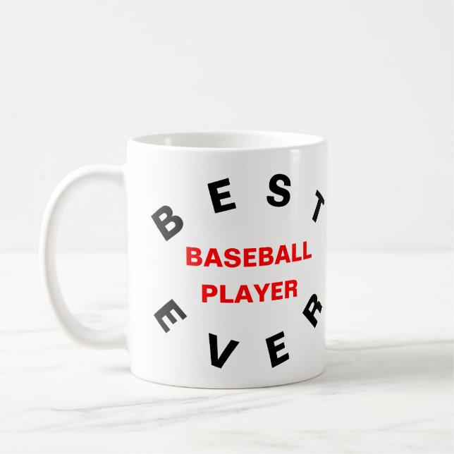 Best Baseball Player Ever Coffee Mug (Left)