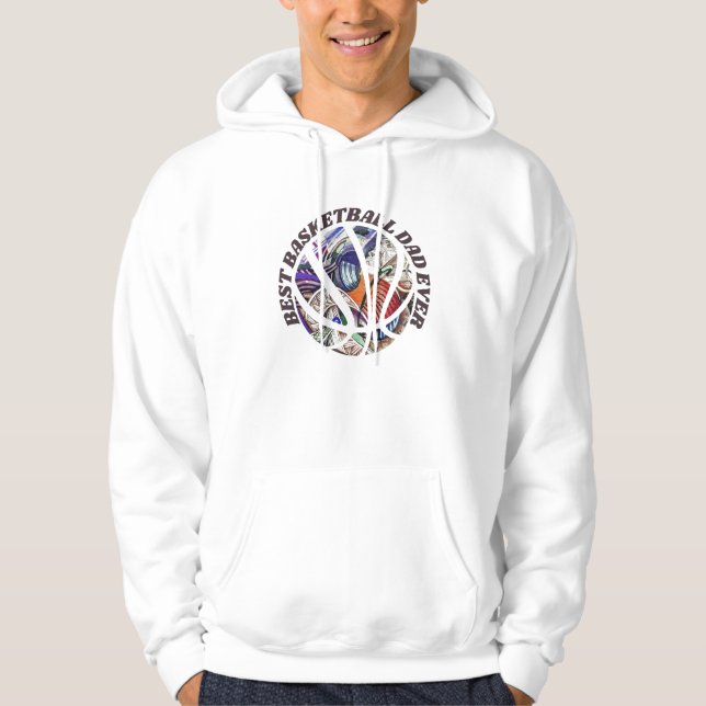 best basketball dad ever  hoodie (Front)