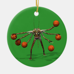 Best Basketball Dribbler Ceramic Tree Decoration