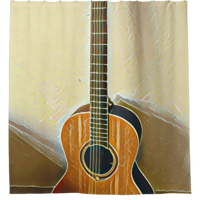 Best bassist ever shower curtain (Front)