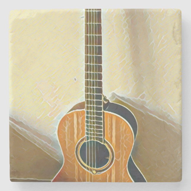 Best bassist ever stone coaster (Front)