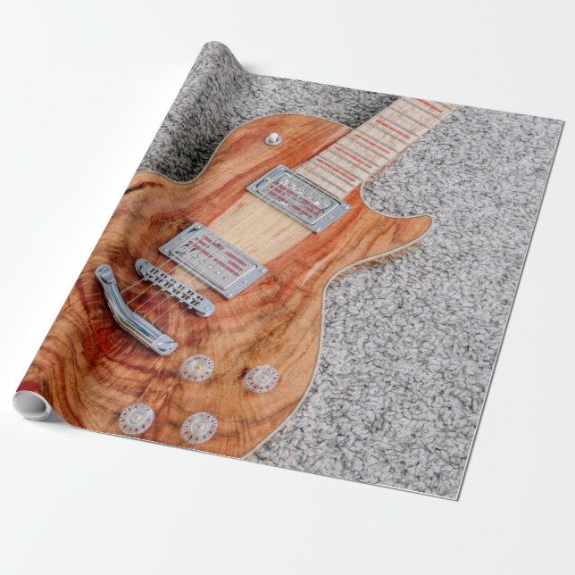 Best Bassist Ever Wrapping Paper (Unrolled)