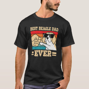 Best Beagle Dad Ever Funny Dog T-Shirt