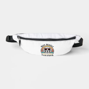 Best Beagle Dad Ever Vintage Beagle Shirt Design_1 Bum Bags