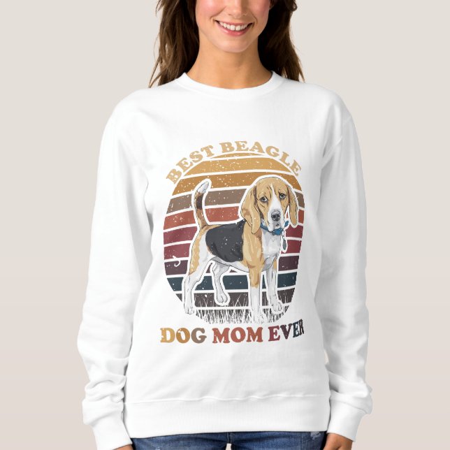 Best Beagle Dog Mum Ever Sweatshirt (Front)