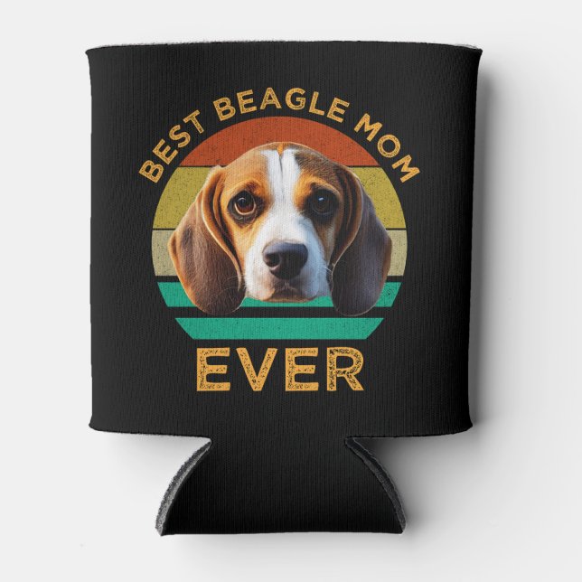 Best Beagle Mum Ever Can Cooler (Front)