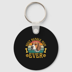 Best Beagle Mum Ever, Funny Beagle Dog Canine Key Ring