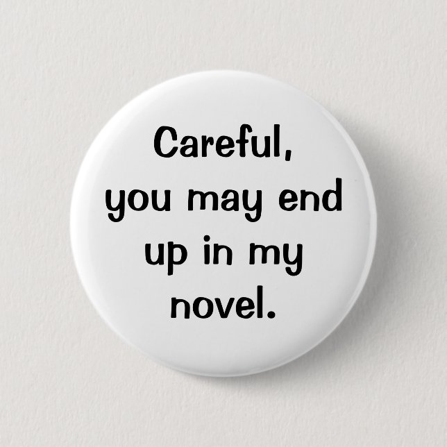 Best behaviour 6 cm round badge (Front)