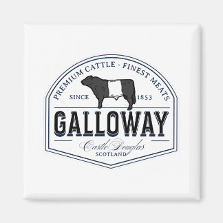 Best Belted Galloway Cattle Breed Badge Belties Magnet