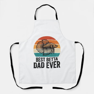 Best Betta Dad Ever Vintage Fish Design_1 Apron