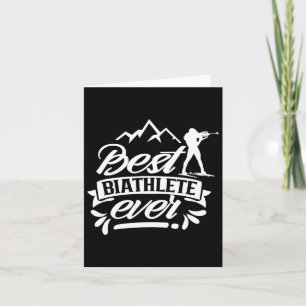 Best Biathlete Ever Sports Biathlons Biathlon 1  Card