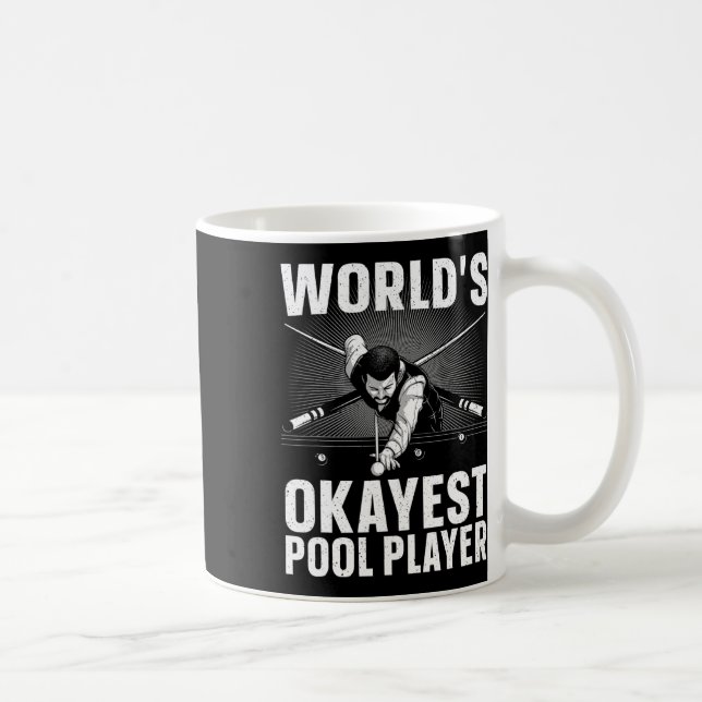 Best Billiards Art For Men Women Billiard 8 Ball P Coffee Mug (Right)