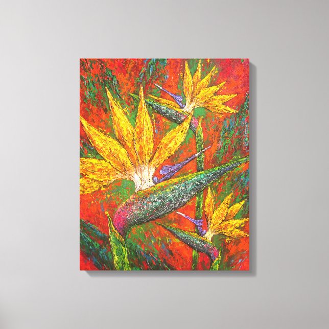 Best Bird of Paradise Wall Art Print Flowers (Front)