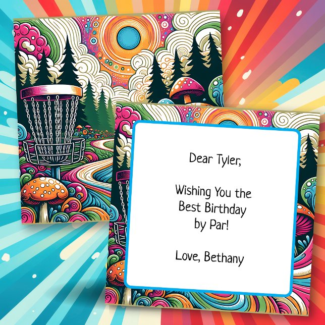 Best Birthday by Par | Retro Disc Golf Card (Creator Uploaded)