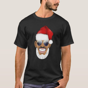 Best Black Hip Hop African American Santa Claus Ch T-Shirt