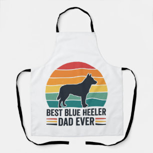 Best Blue Heeler Dad Ever Vintage Dog Dad Design_1 Apron
