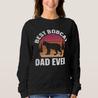 Best Bobcat Dad Retro Animal