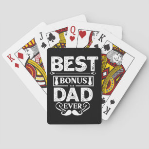 Best Bonus Dad Ever Playing Cards