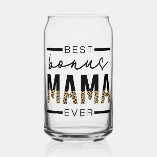 Best Bonus Mama Ever Gifts for Stepmom Can Glass