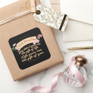 Best Bonus Mom Square Sticker